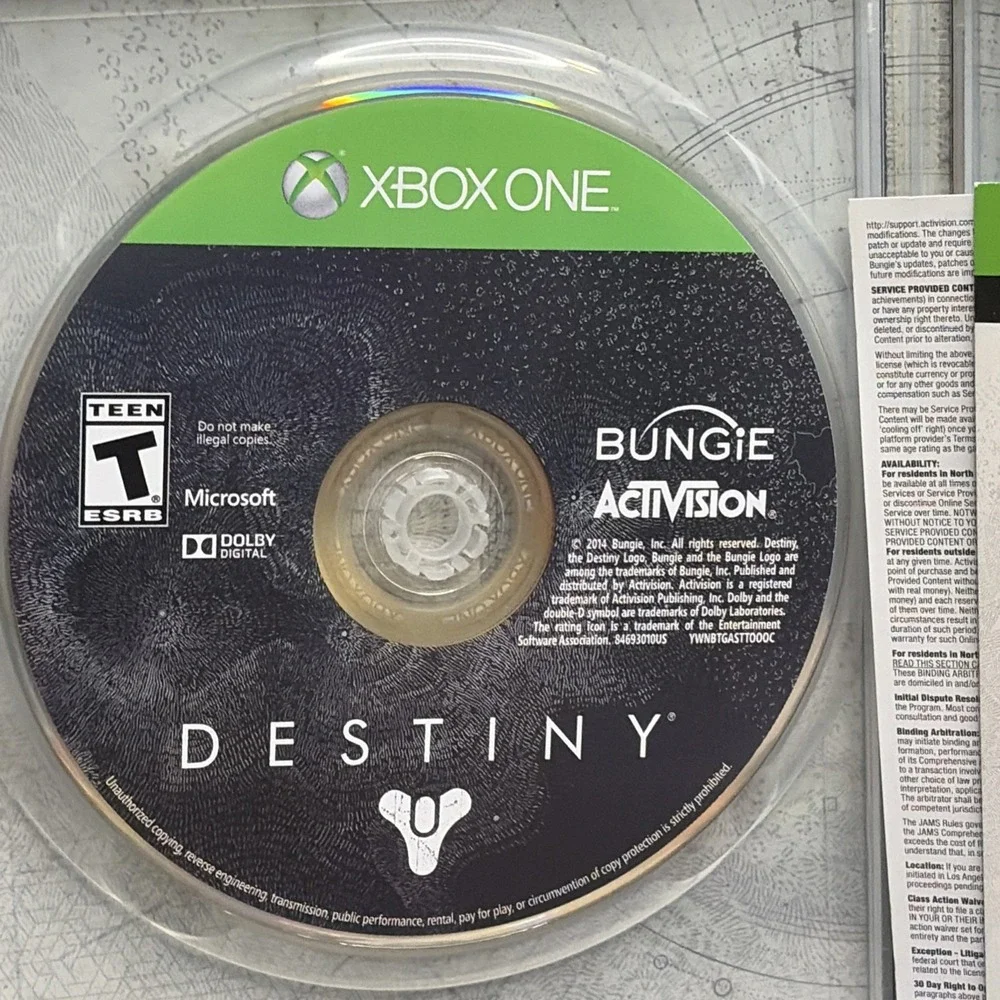 Bundle - Destiny 2 Steelbook (with Destiny Game Kinect Adventures Xbox 360 - T&W